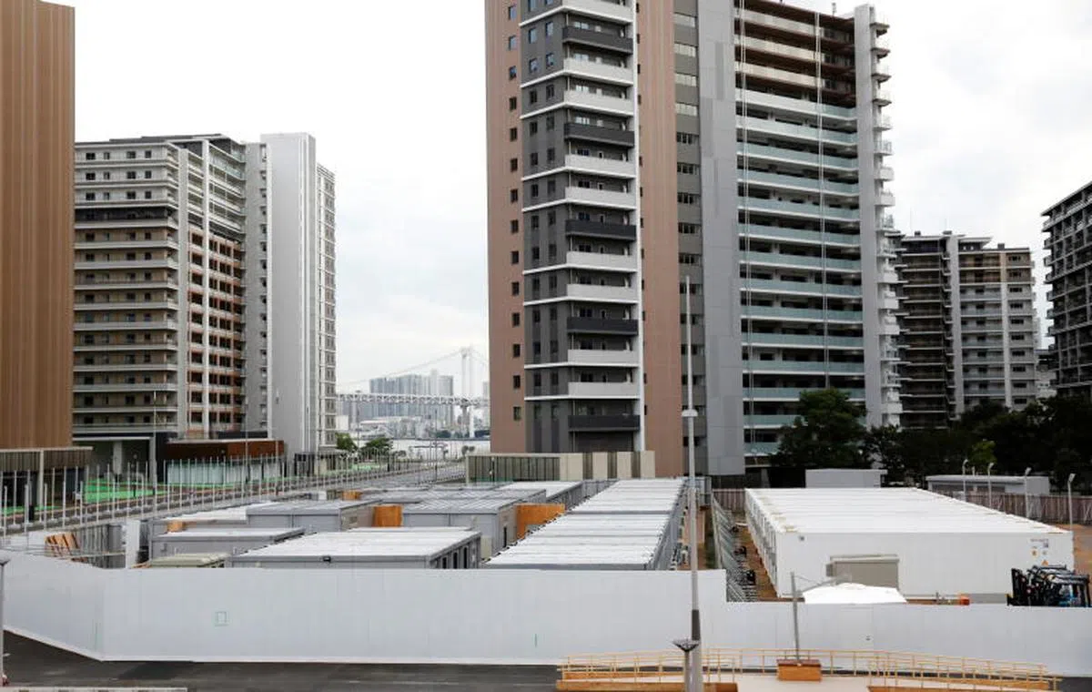  发烧筛检站的外观。（路透社） 