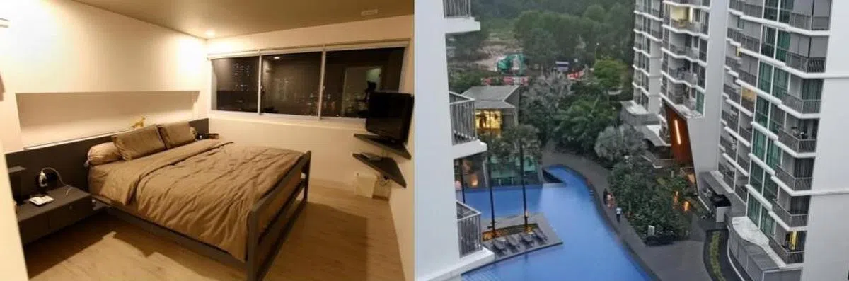 据称，500新元在新加坡能租到一间政府组屋卧房，在马来西亚却能租到两卧室公寓。（海峡时报/新明日报）