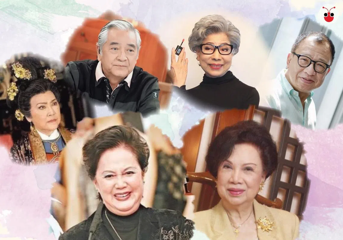 香港TVB甘草演员，老的老，走的走。（叶安琪制图）