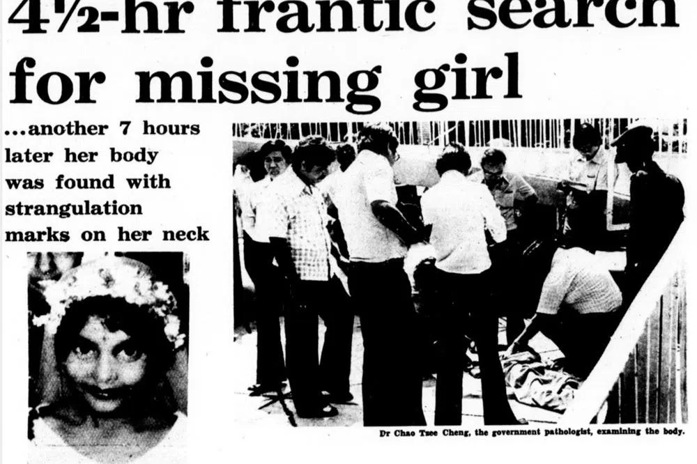 《新国家午报》（New Nation）1977年11月12日除了死者乌雪娜妮的照片，也刊登赵自成教授检验遗体的照片。