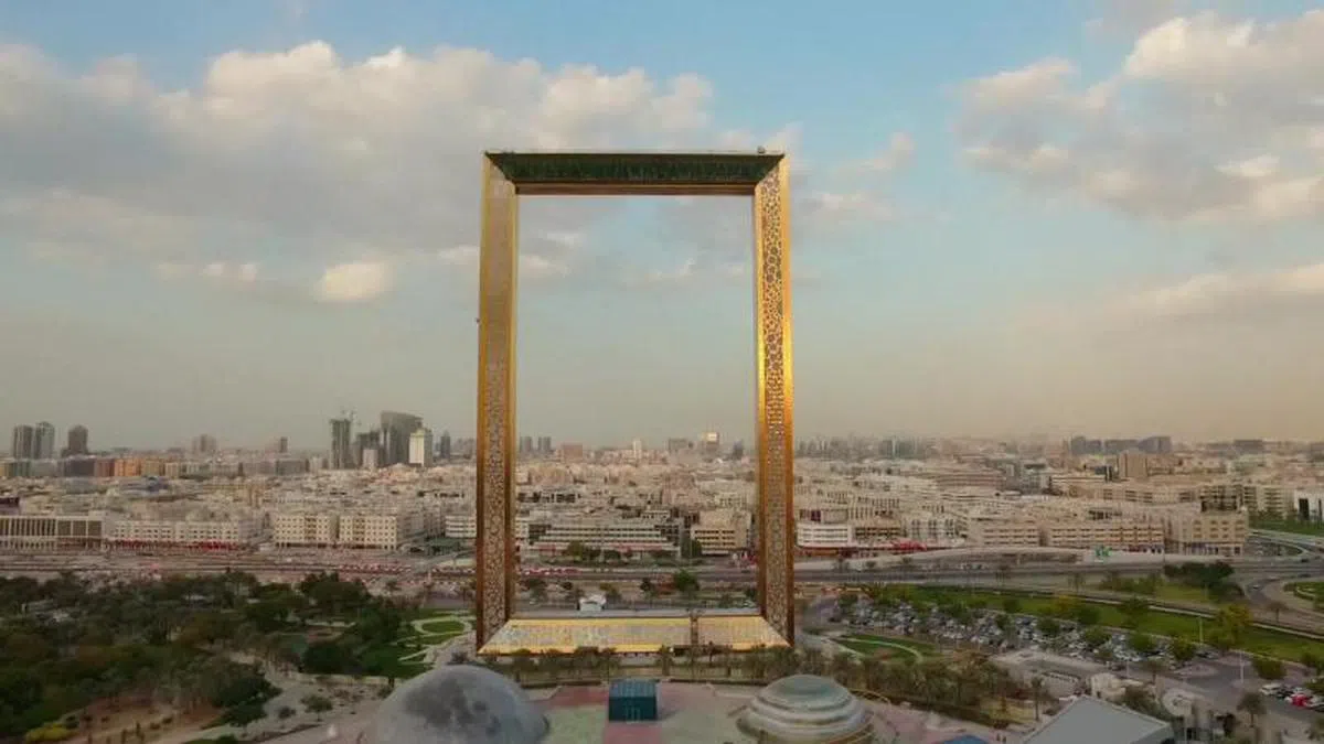  “迪拜之框”（Dubai Frame）。（互联网） 