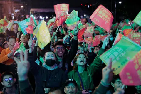 台湾将在明年1月迎来四年一度的总统大选。（路透社）