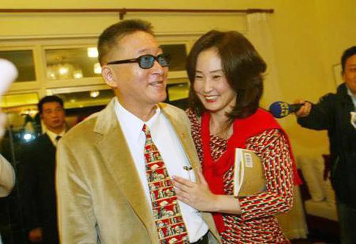  图为2005年李敖到访中国大陆时，和女儿李文相聚。（互联网） 