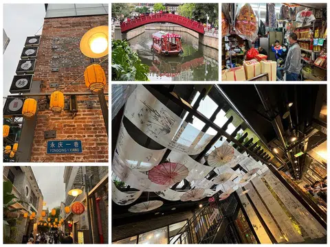 爱好摄影的李显龙总理在广州永庆坊捕捉了不少美景。（李显龙总理脸书）