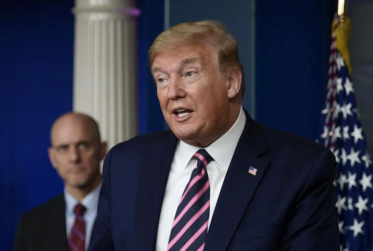  美国总统特朗普。（法新社） 