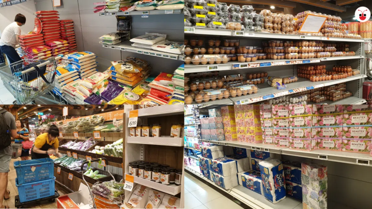  中部地区的职总超市。（黎晓昕摄） 