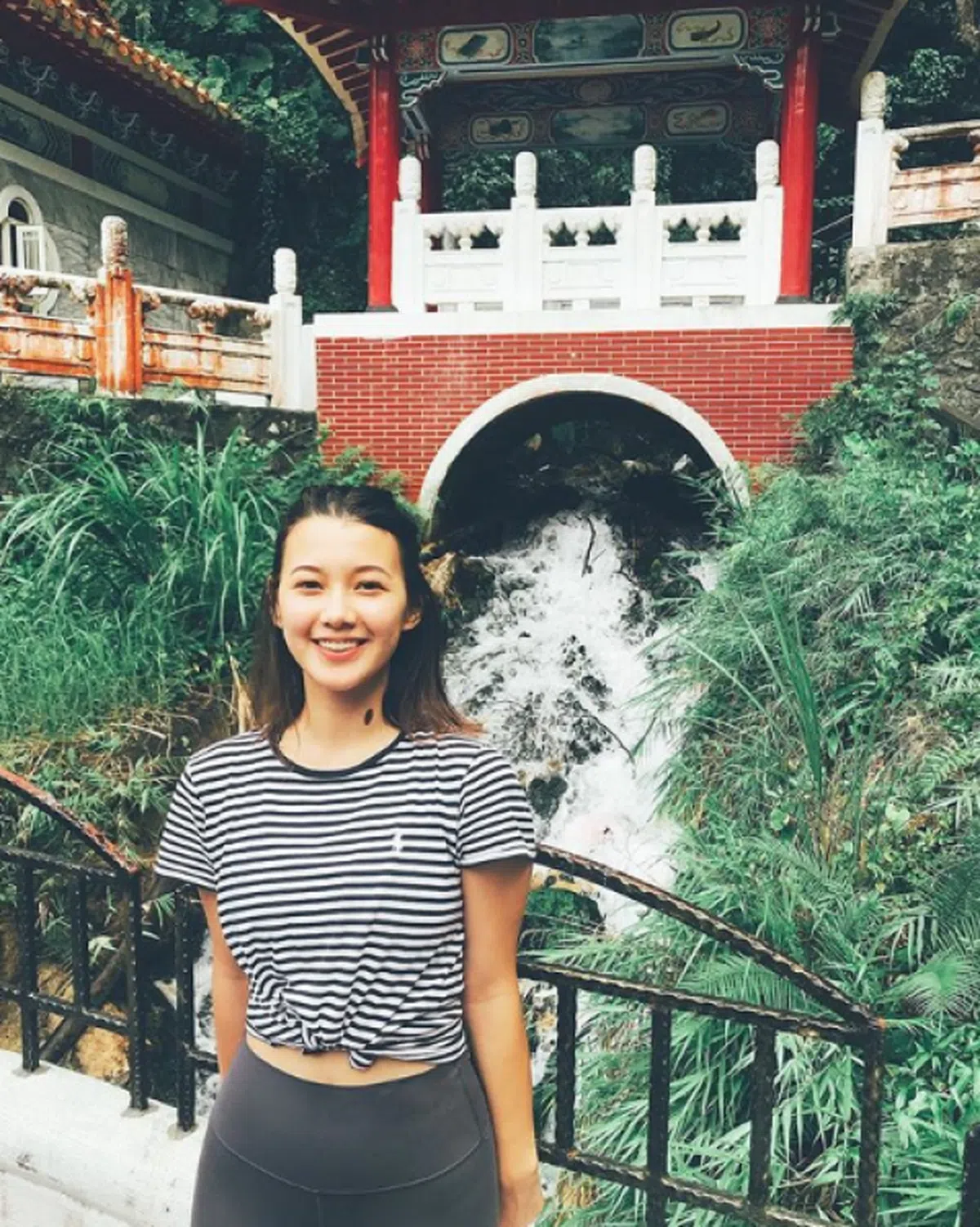  国大传播系四年级女学生Monica Baey马芸2018年11月在尤索夫宿舍冲凉时被一个化学工程系大三男生Nicholas Lim偷拍。（马芸Instagram） 