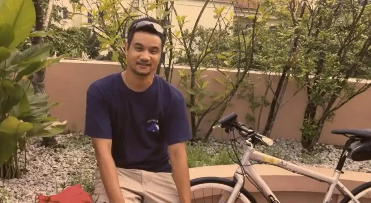 纳迪姆热爱运动，还参加过公司的铁人三项比赛。（纳迪姆Instagram）