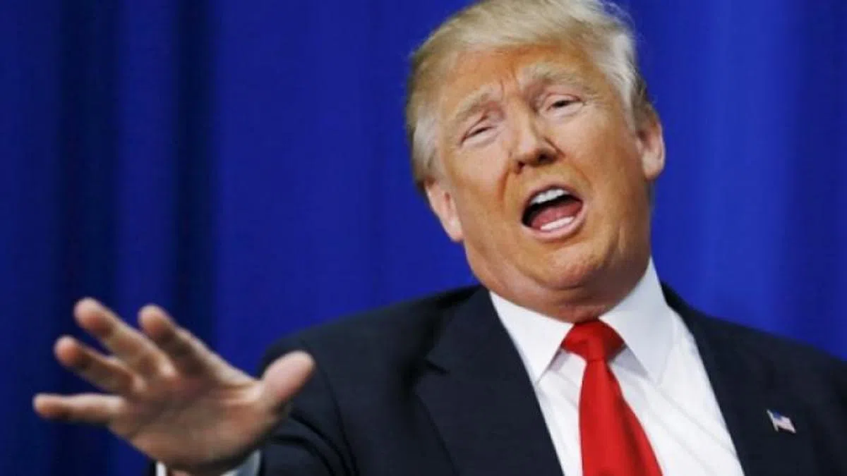  美国总统特朗普利用美国霸权，不按牌理出牌，到处兴风作浪。（互联网） 