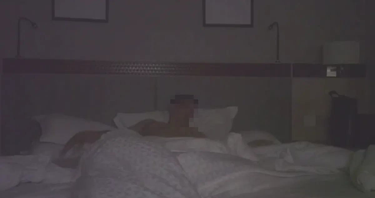  马国流传一部疑似部长的男男性交视频。（视频截图） 