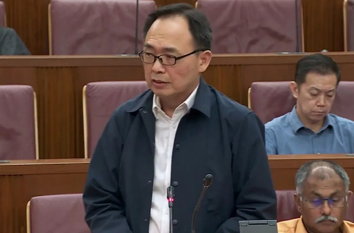 武吉班让单选区议员连荣华。（国会直播视频截图）