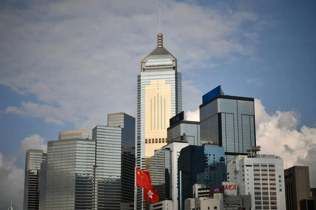  跨国企业总部林立的香港。（海峡时报） 