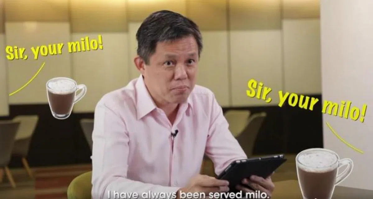 部长，你的美禄！（Sir, your milo!）（陈振声面簿视频截图）