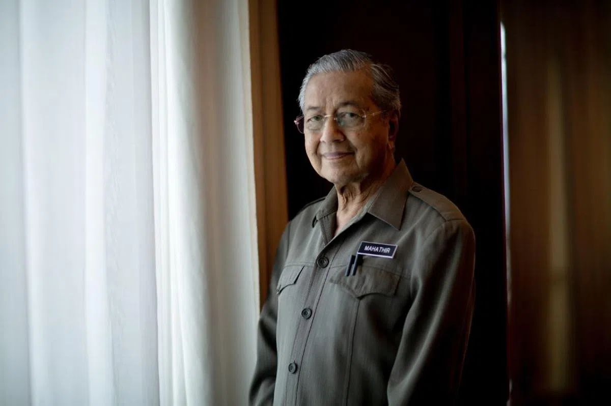  马国首相马哈迪。（彭博社） 