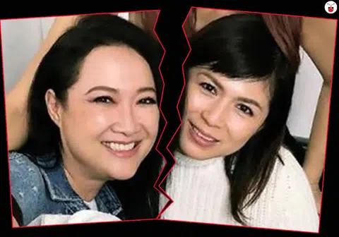 洪慧芳（左）与潘玲玲昨天的“决裂书”风波闹得满城风雨，今天潘玲玲通过《联合晚报》道歉，两人的关系会否出现转机？（李雅歌制图）