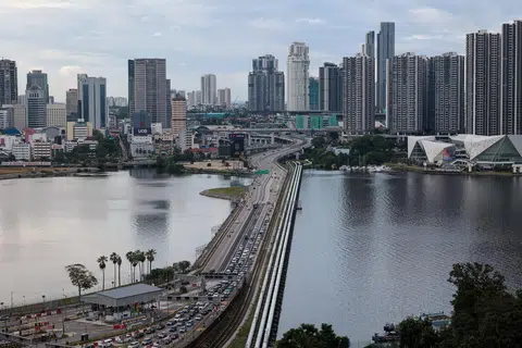 多项新马合作项目推动了马国新山的房地产市场。（联合早报）