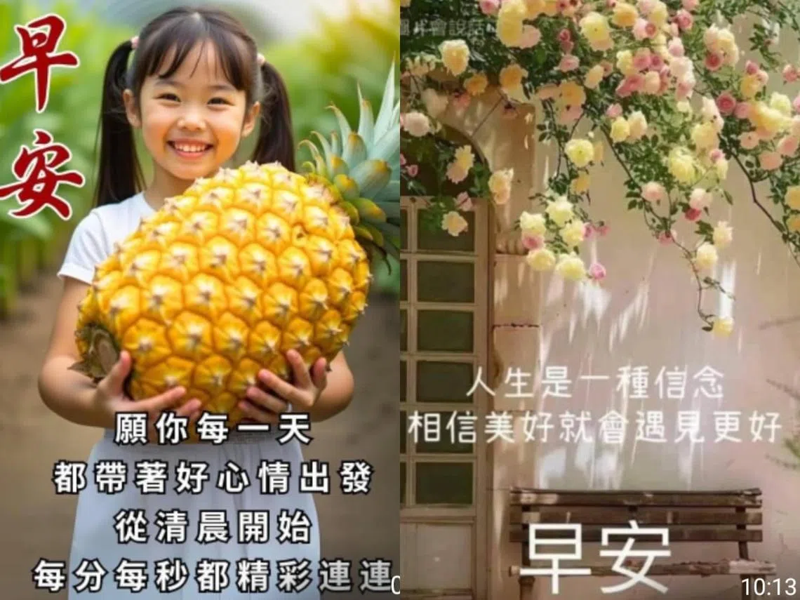 别再嫌弃早安图了。（红蚂蚁提供）