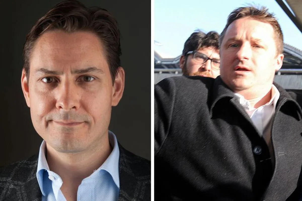  前加拿大外交官康明凯（Michael Kovrig）和加拿大商人斯帕弗（Michael Spavor）。（法新社） 