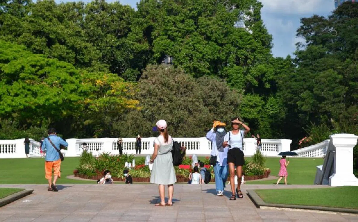 新加坡总统府的阳光也太灿烂了吧？（海峡时报）