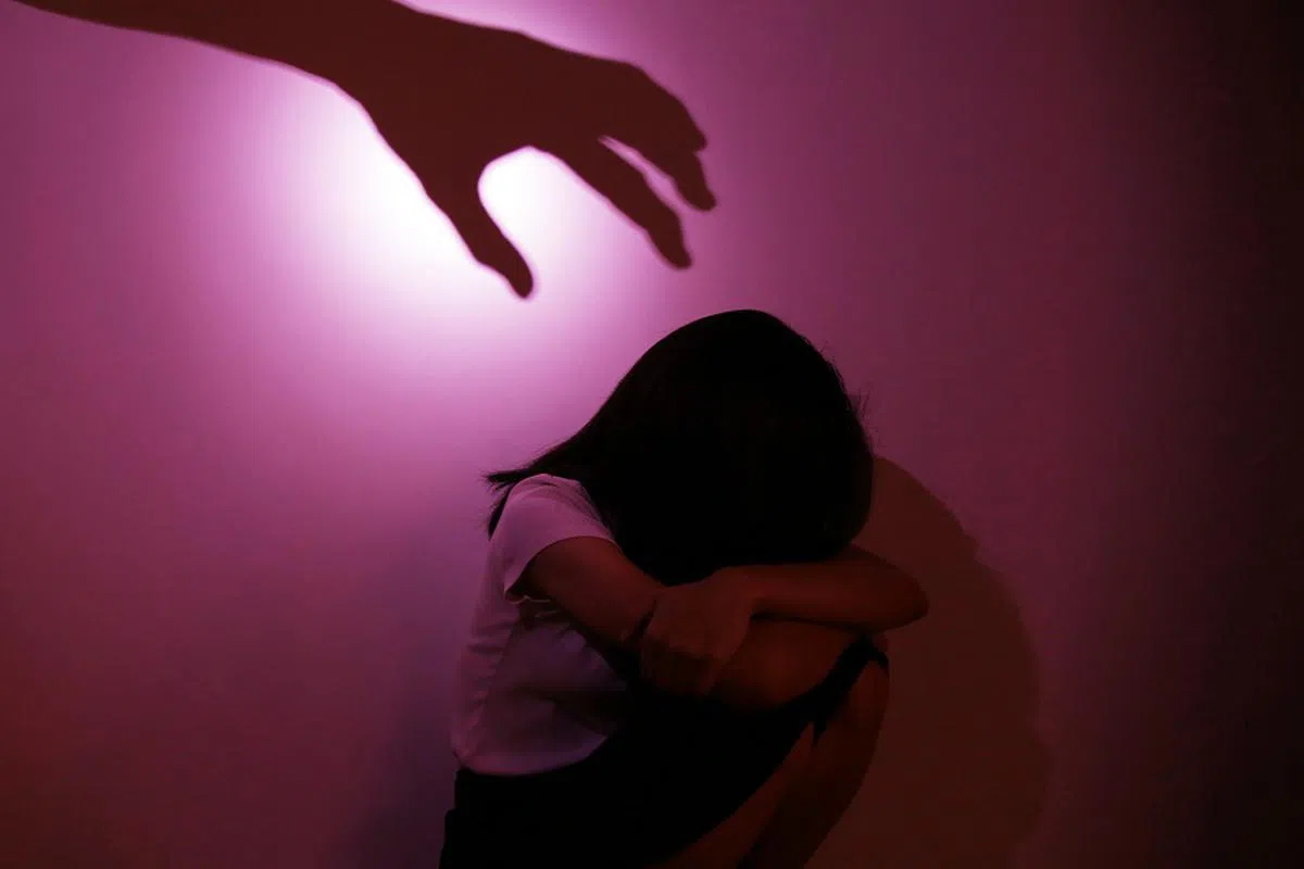 儿童受害者示意图。（联合晚报）