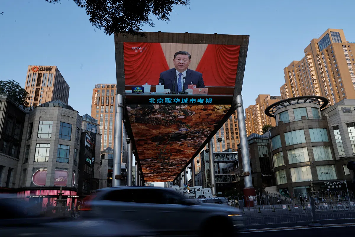 中国北京如今已发展成商业大都市。（路透社）