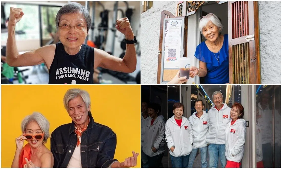 这几位阿公阿嫲的乐龄生活比年轻人还要精彩。