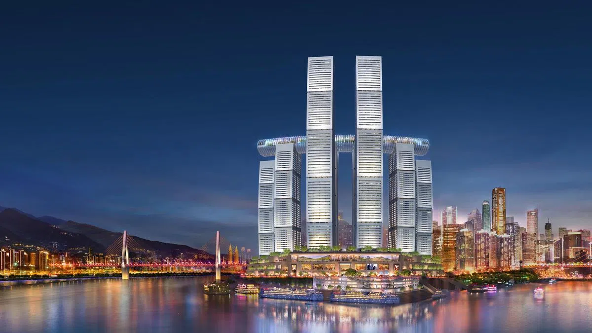  位于中国重庆的来福士购物中心。（互联网） 