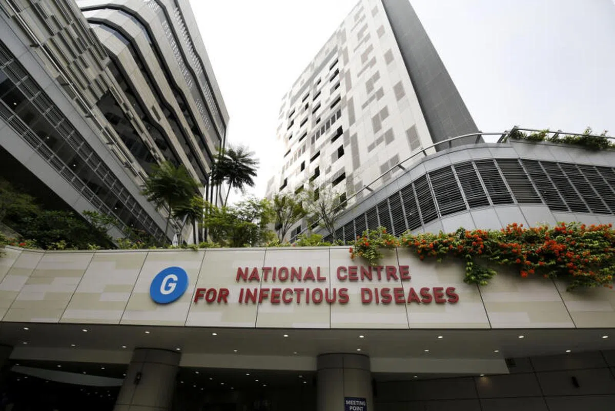 国家传染病中心。（联合早报）