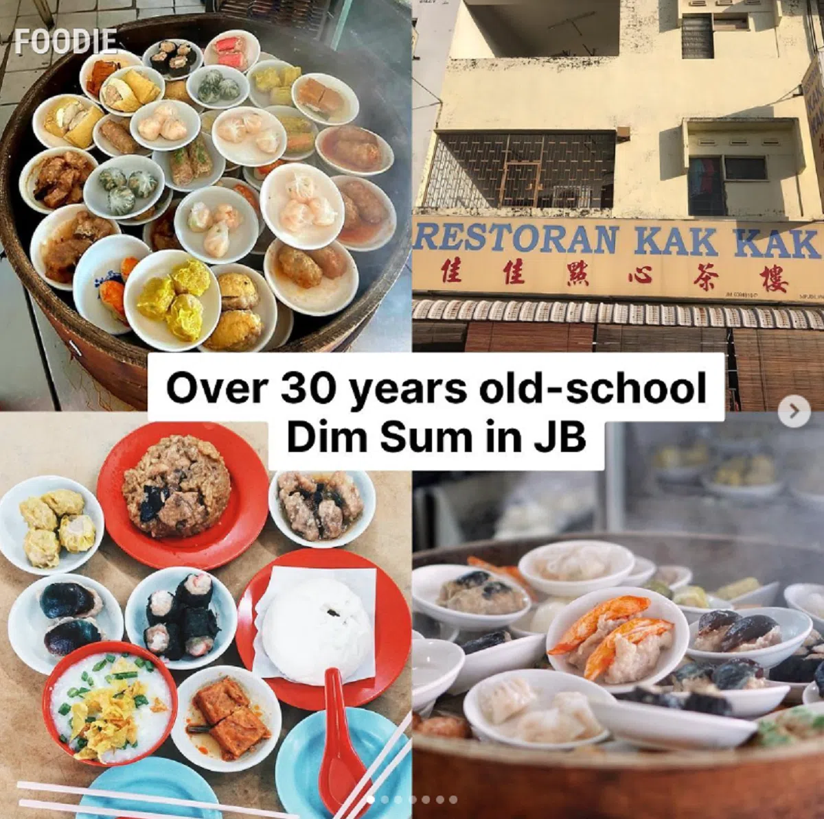 玛朱路上的佳佳点心茶楼。（johorfoodie IG截图）
