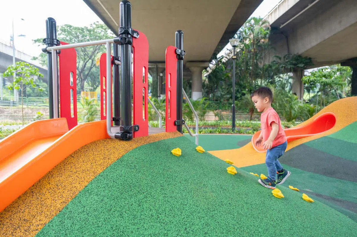 当局在位于克兰芝快速公路高架桥下建设了丰涛别墅公园（Villa Verde Park）。（海峡时报）