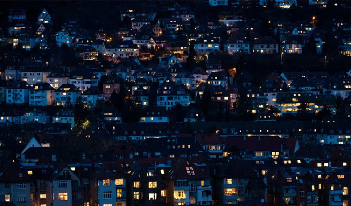 德国万家灯火。（互联网）