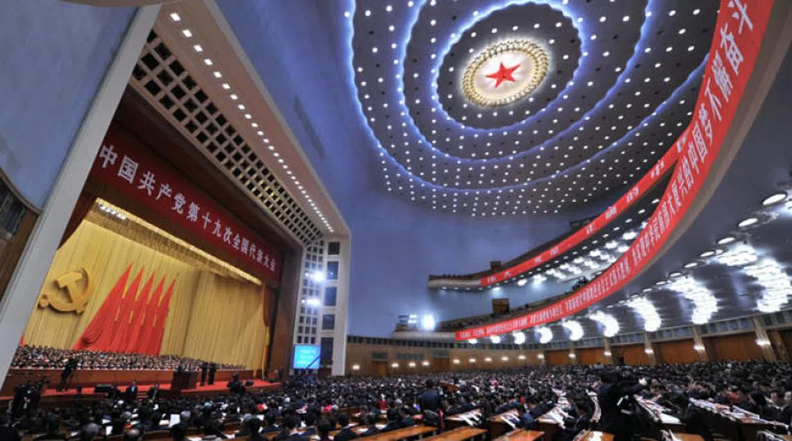 举世瞩目的中共十九大今天开幕，将一连举行七天至10月24日。（联合早报） 