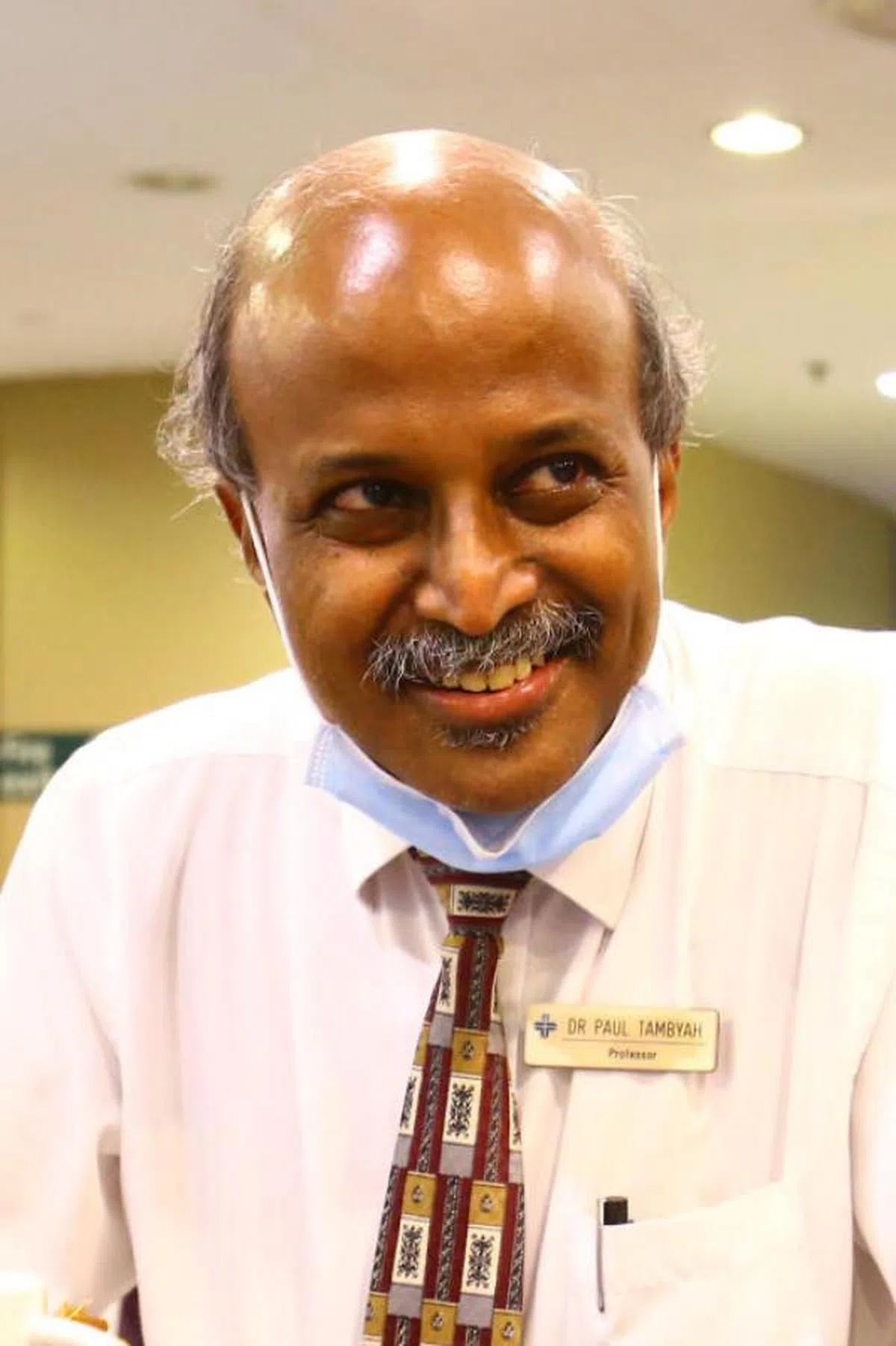  临床微生物学与传染病学亚太学会会长淡马亚教授。（联合早报） 