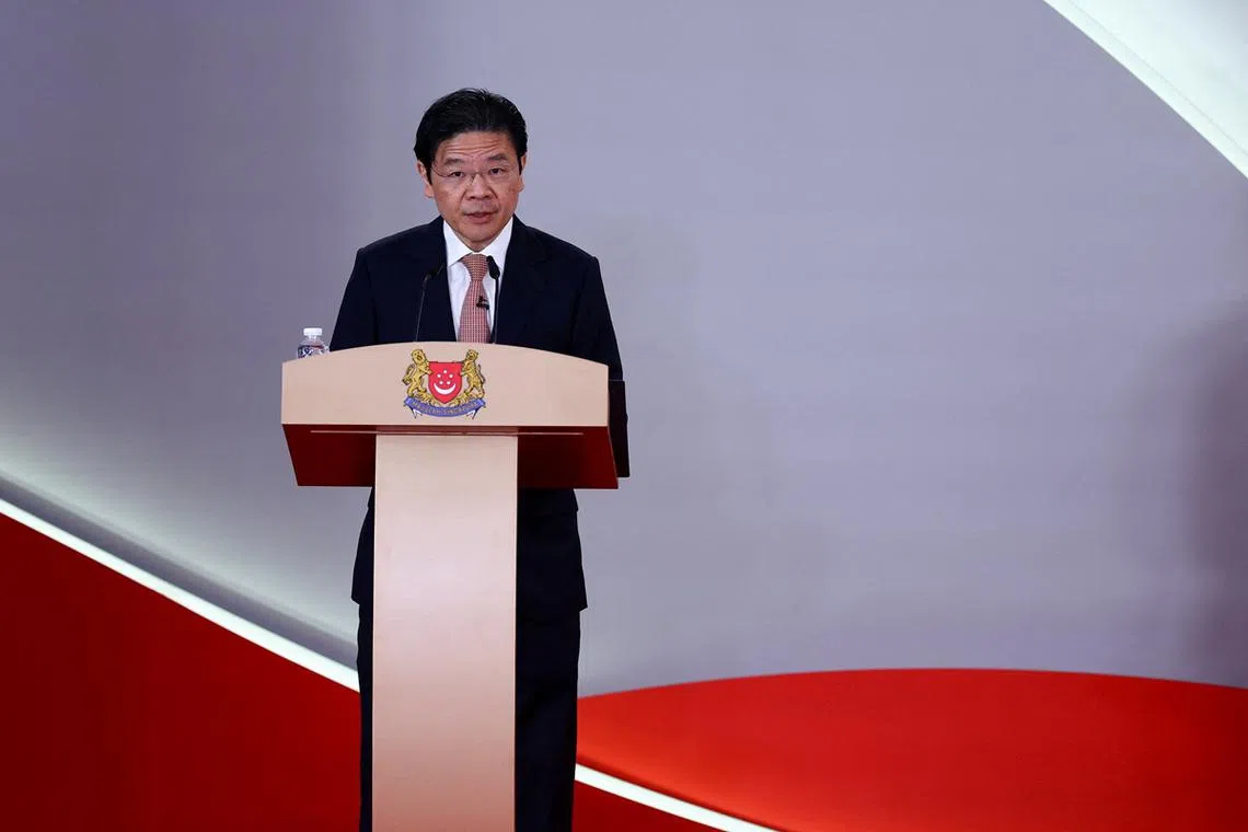 黄循财今日公布了给所有行动党议员的行守则。（路透社）