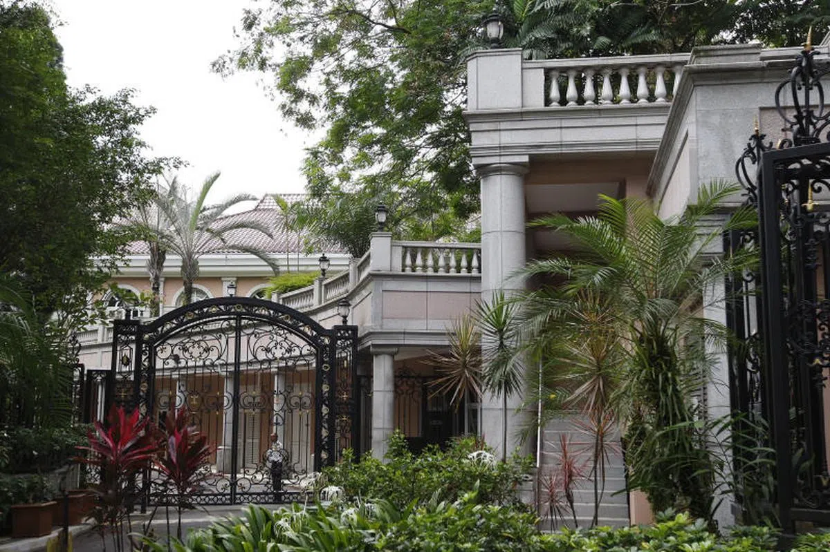 位于那森路的 Arwaa Mansion 豪宅早在2010年价值已经超过1亿新元。（海峡时报）