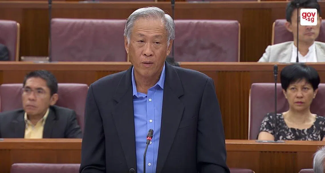 国防部长黄永宏。（Youtube截图）