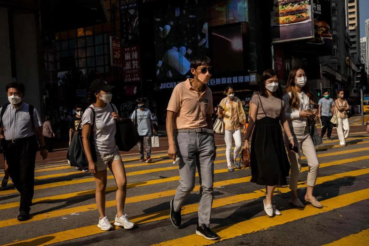 香港近年来因政治和防疫因素，面临一定程度的人口流失。（法新社）