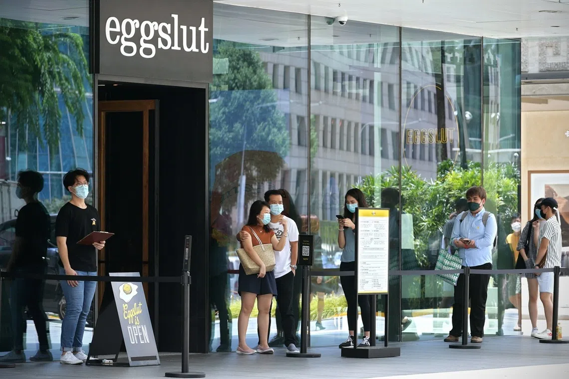 来自美国的Eggslut 2021年进军新加坡市场，位于诗阁广场（Scotts Square）的最后一家分店今年2月28日关闭。