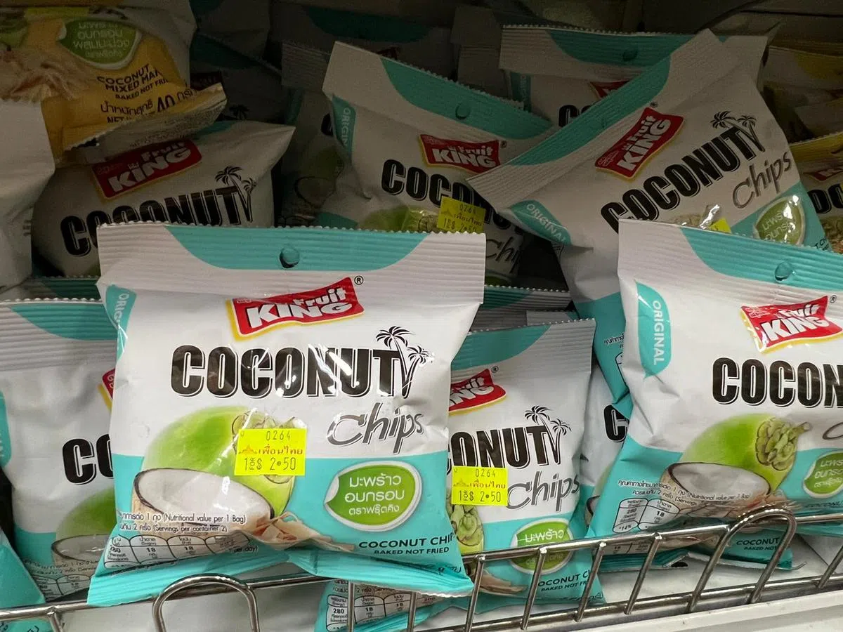 椰子脆片。（叶孝忠摄）