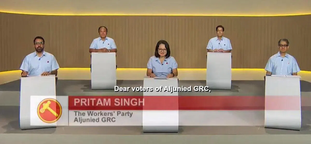  工人党把主力都放在阿裕尼集选区。（视频截图） 