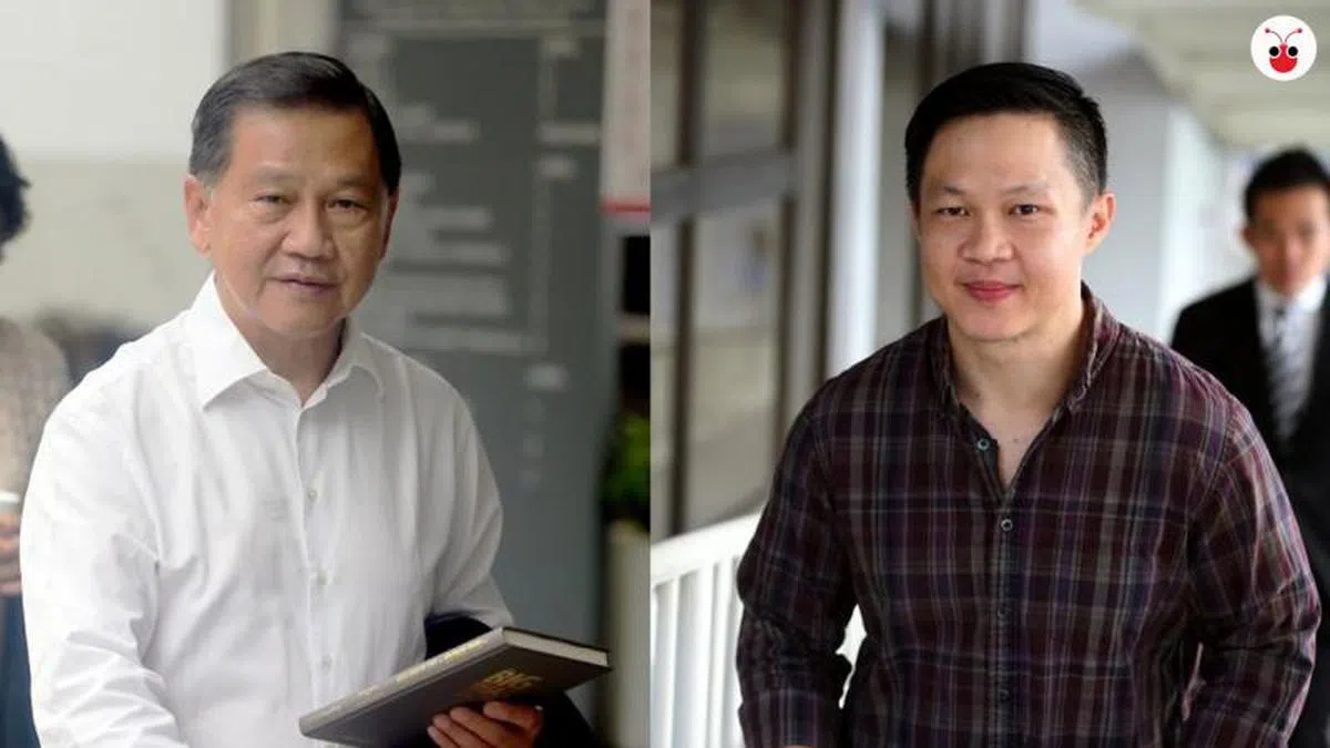  廖文良（左）与儿子廖启龙。（红蚂蚁制图） 