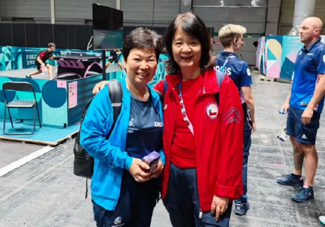 昔日的队友，今日的对手。（曾之颖Instagram）