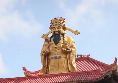 财神爷示意图。（新明日报）