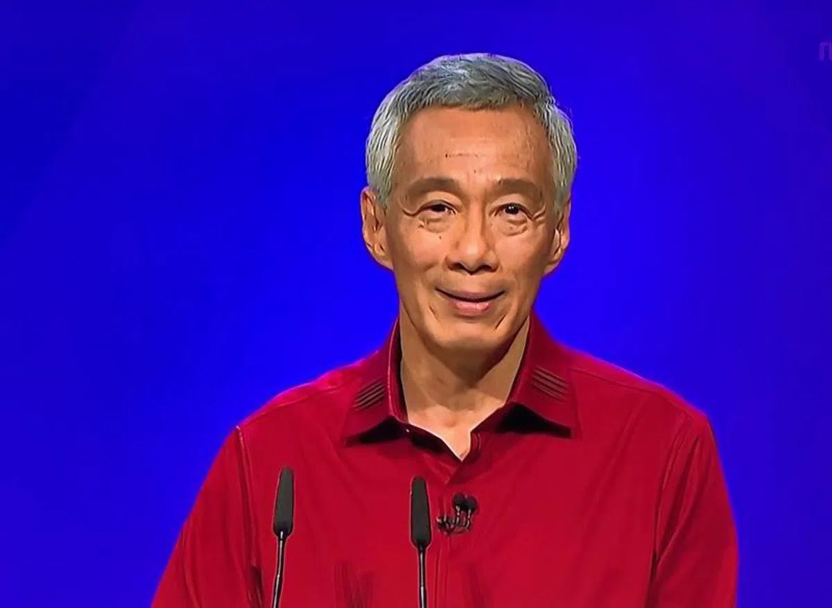  李显龙总理。（视频截图） 