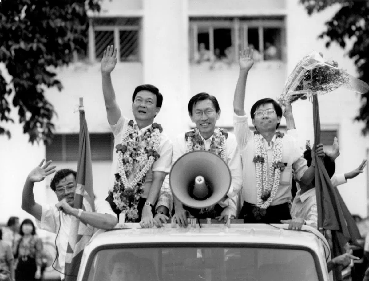  詹时中在1991年大选时再度当选。（海峡时报） 