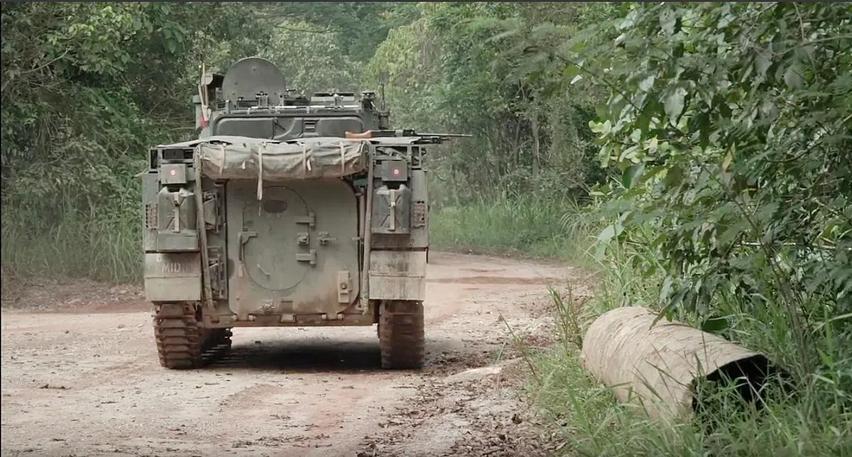  和事发战车同款的Bionix战车。（国防部） 