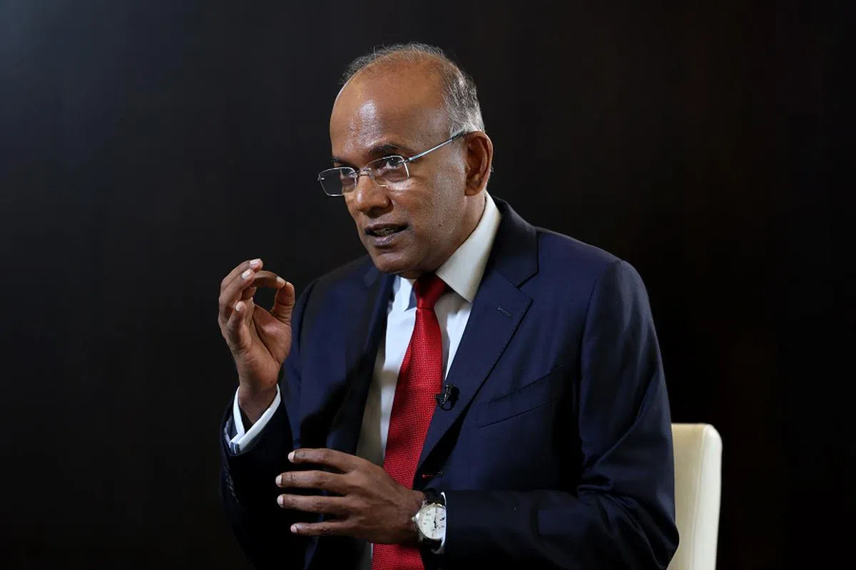 律政兼内政部长尚穆根。（联合早报）