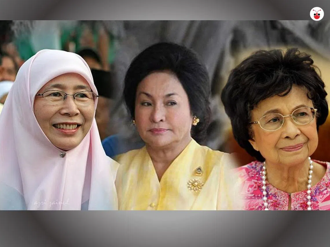 安华夫人、纳吉夫人、马哈迪夫人。（谢静怡制图）