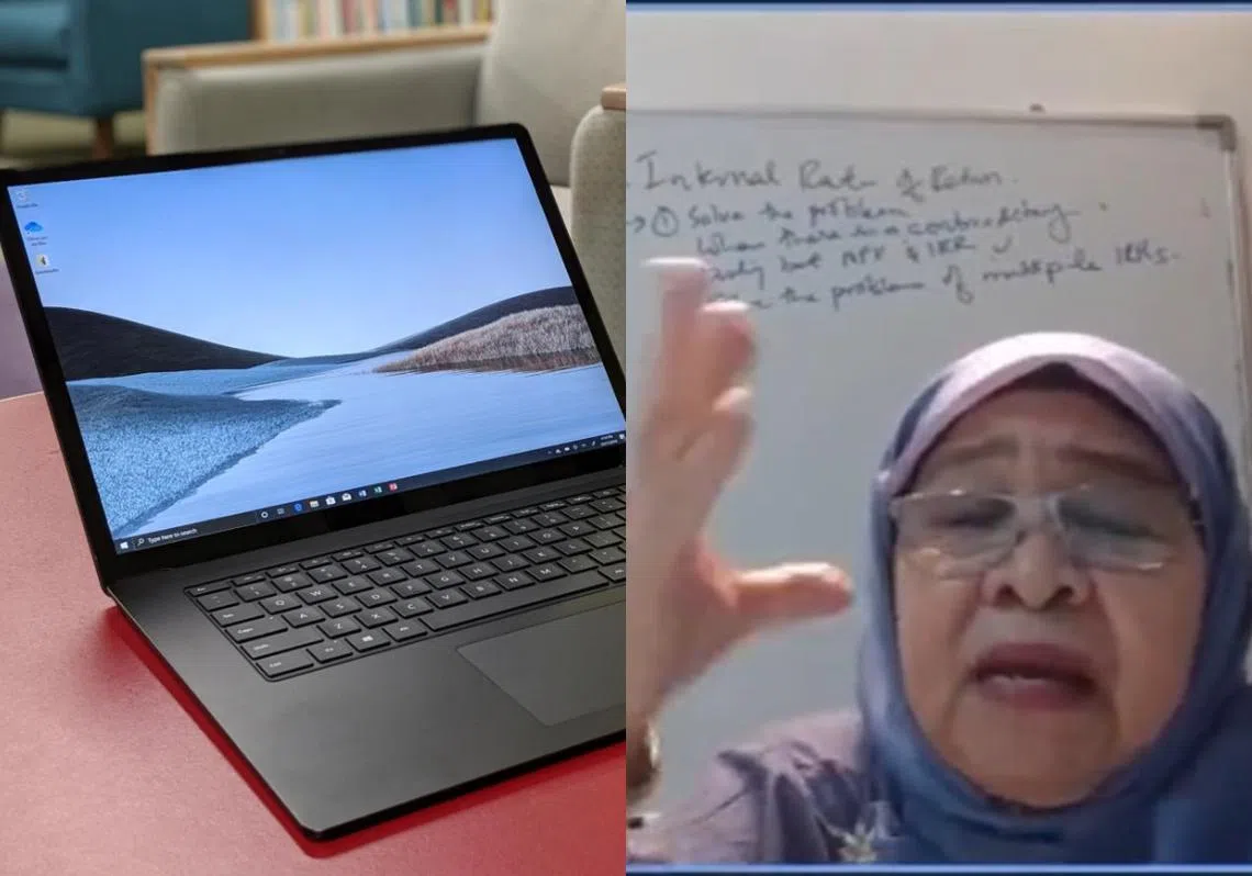 马国一名大学女讲师被揭发在网课中羞辱一名买不起电脑上课的贫困学生。（红蚂蚁制图）