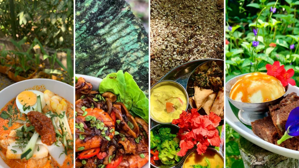  藏在农场中，以农场女主人的名字命名的Poison Ivy Bistro餐厅提供许多本地佳肴。（黄珞制图） 